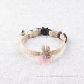 Friendly Colorful Luxury Cloth Pet Dog Flower Collar